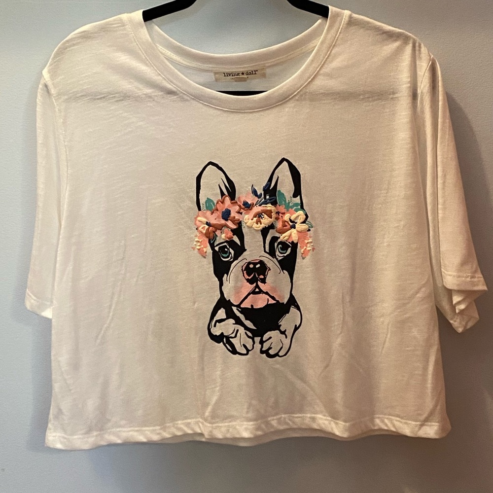3 for $20 - Floral Flower Dog Crop Top